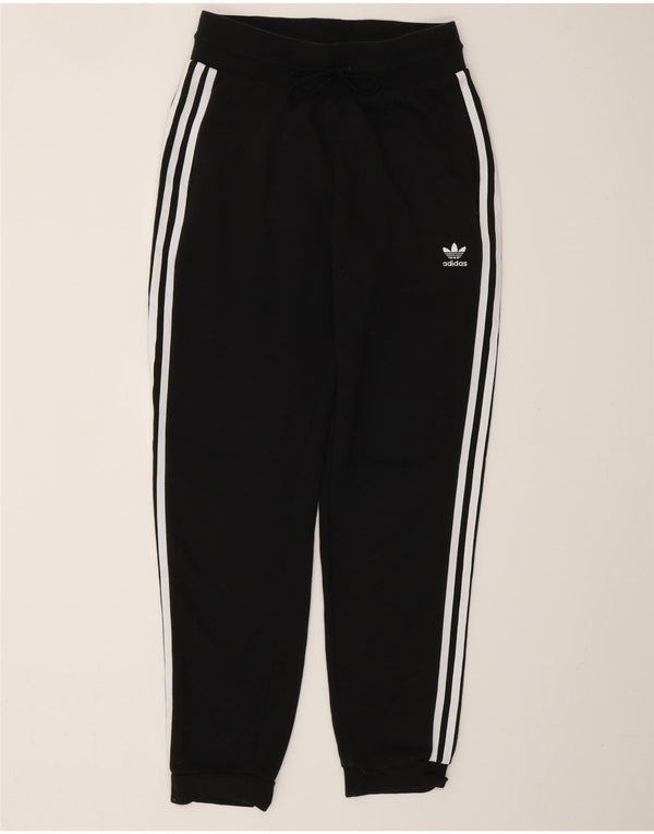 Pantaloni da tuta da donna ADIDAS Joggers UK 10 piccoli cotone nero