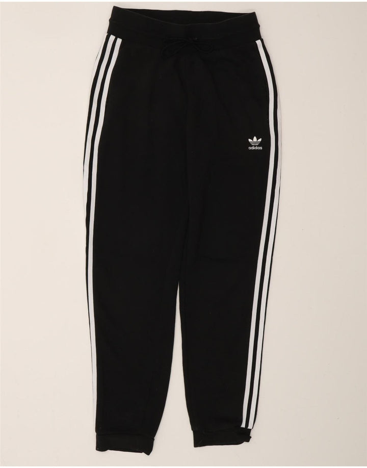 Pantaloni da tuta da donna ADIDAS Joggers UK 10 piccoli cotone nero