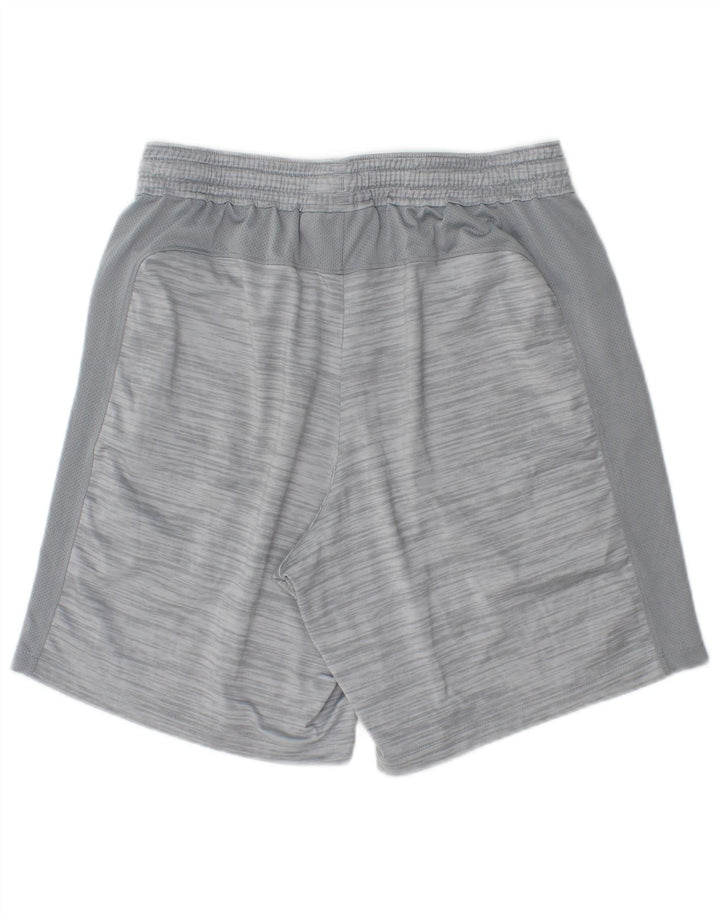 Pantaloncini sportivi Under Armour da uomo Heat Gear grigio medio chiazzato