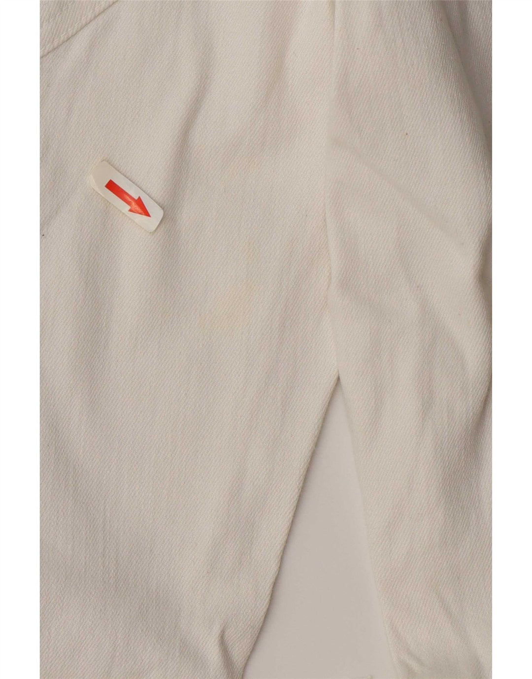 Jeans slim invecchiati da uomo Zara EU 38 Small W30 L27 Cotone bianco