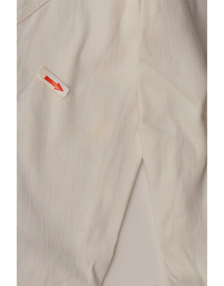 Jeans slim invecchiati da uomo Zara EU 38 Small W30 L27 Cotone bianco