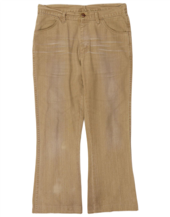 Jeans Bootcut da uomo Wrangler W31 L27 cotone beige