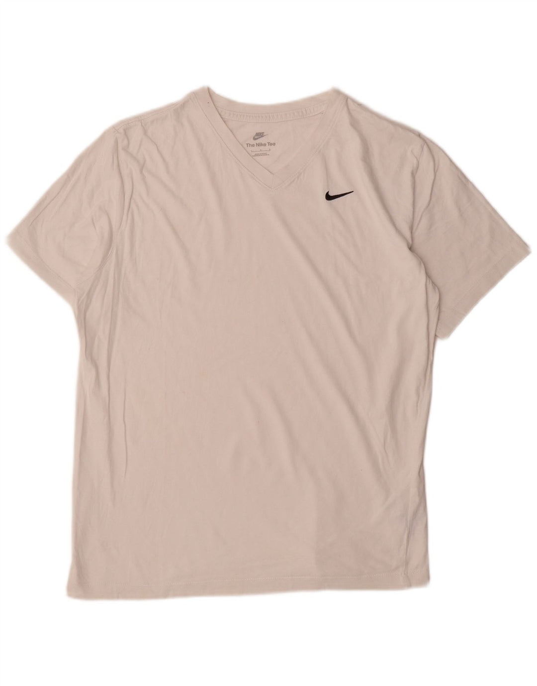 T-shirt da uomo Nike Top grande in cotone bianco