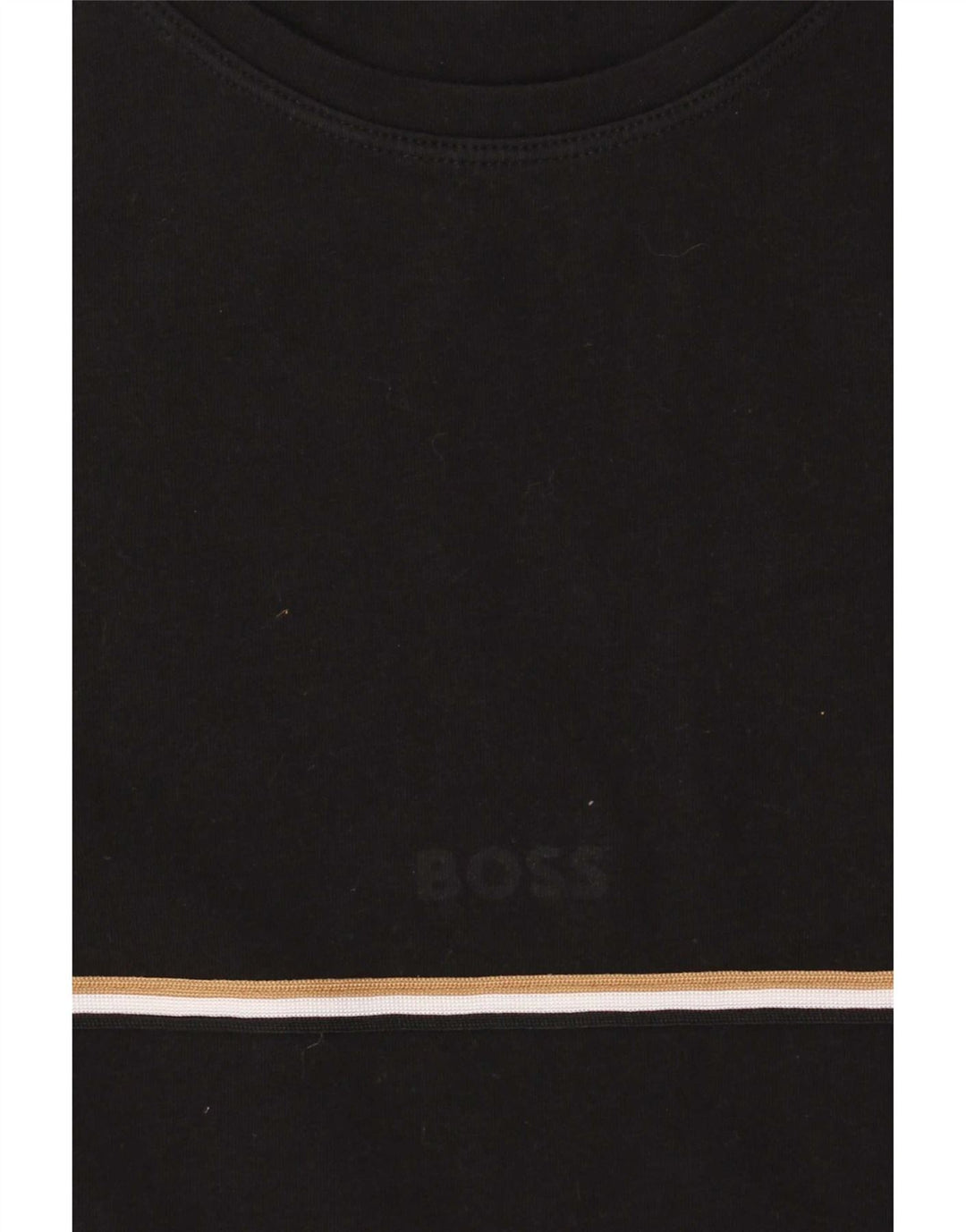 T-shirt da uomo Hugo Boss Top in cotone nero medio