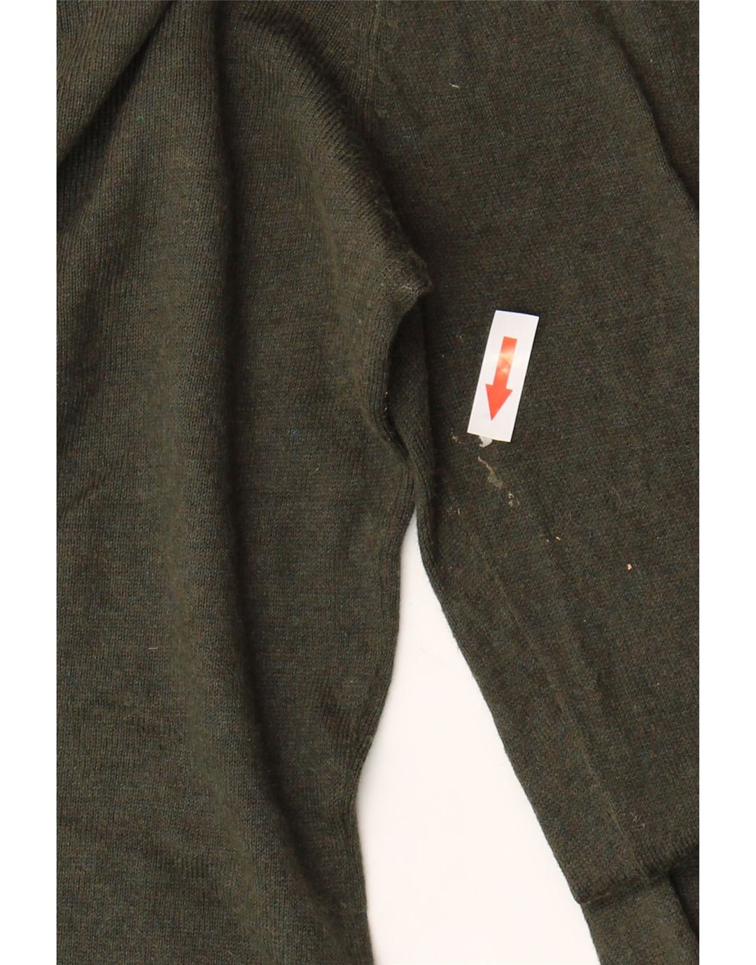 Maglione maglione con scollo a V da donna Massimo Dutti UK 12 Verde medio