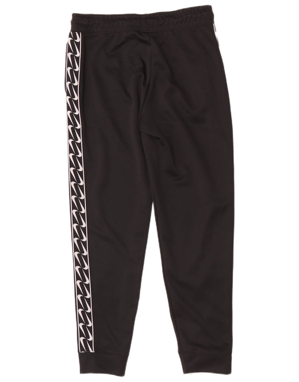 Pantaloni da tuta con grafica Nike da uomo, pantaloni da jogging, poliestere nero medio