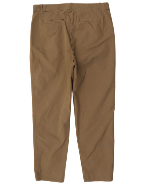 Pantaloni chino slim da donna Marks & Spencer UK 16 Large W32 L28 Cotone kaki