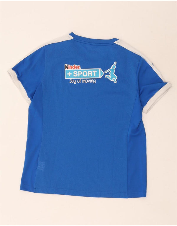 T-shirt grafica Puma da donna Italia Top UK 14 Large Blu Colourblock