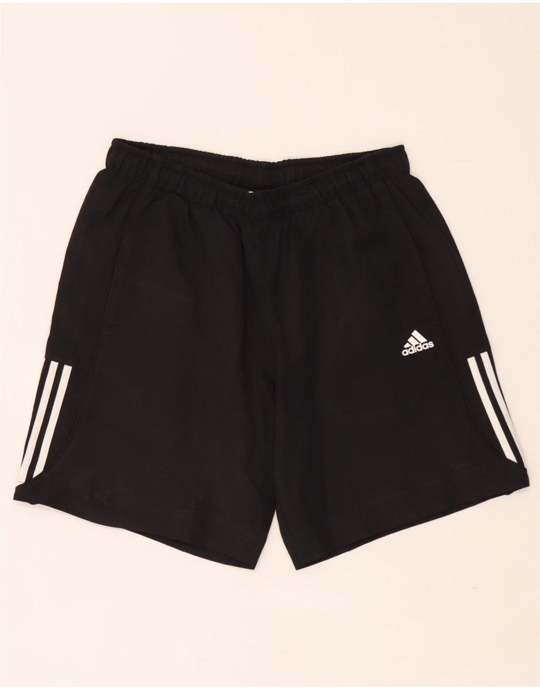 Pantaloncini sportivi Adidas Climalite da uomo grandi in poliestere nero