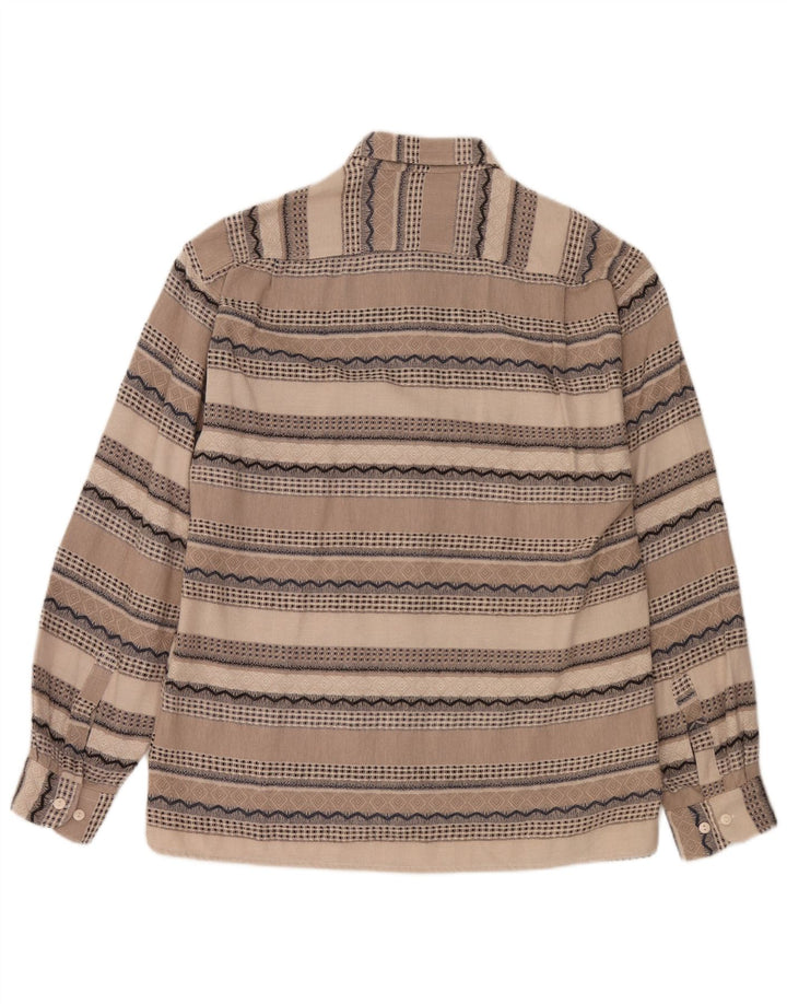 Camicia da uomo Engbers a righe beige medio