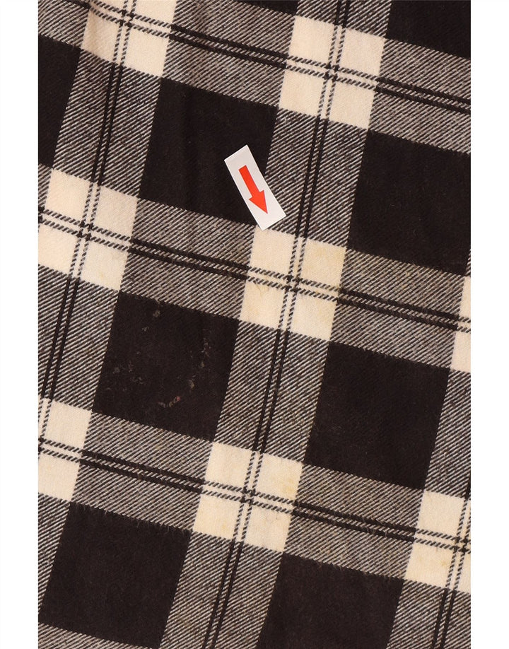 Camicia da uomo in flanella con cappuccio Billabong, grande cotone a quadri neri