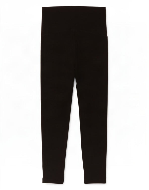Adidas Womens Leggings UK 12/14 Medium Black Cotton