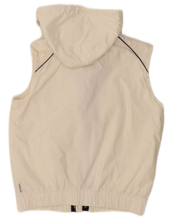Gilet imbottito con cappuccio per ragazze Armani Teen 13-14 anni Colorblock bianco