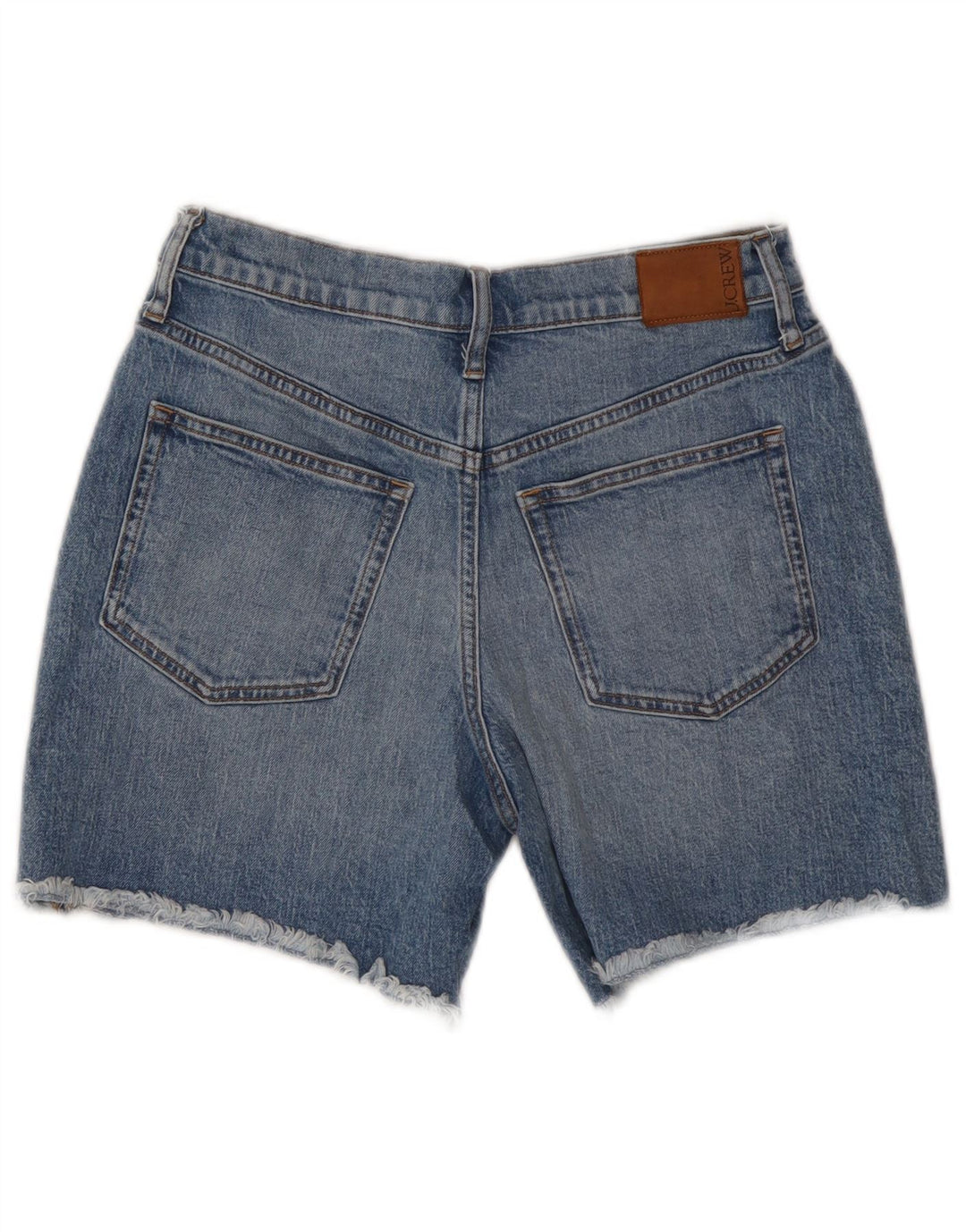 Pantaloncini di jeans a vita media da donna J. CREW W27 piccolo cotone blu