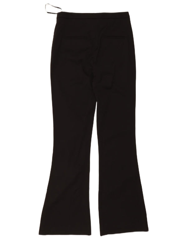 Pantaloni casual svasati da donna Coast UK 12 medi W30 L34 viscosa nera