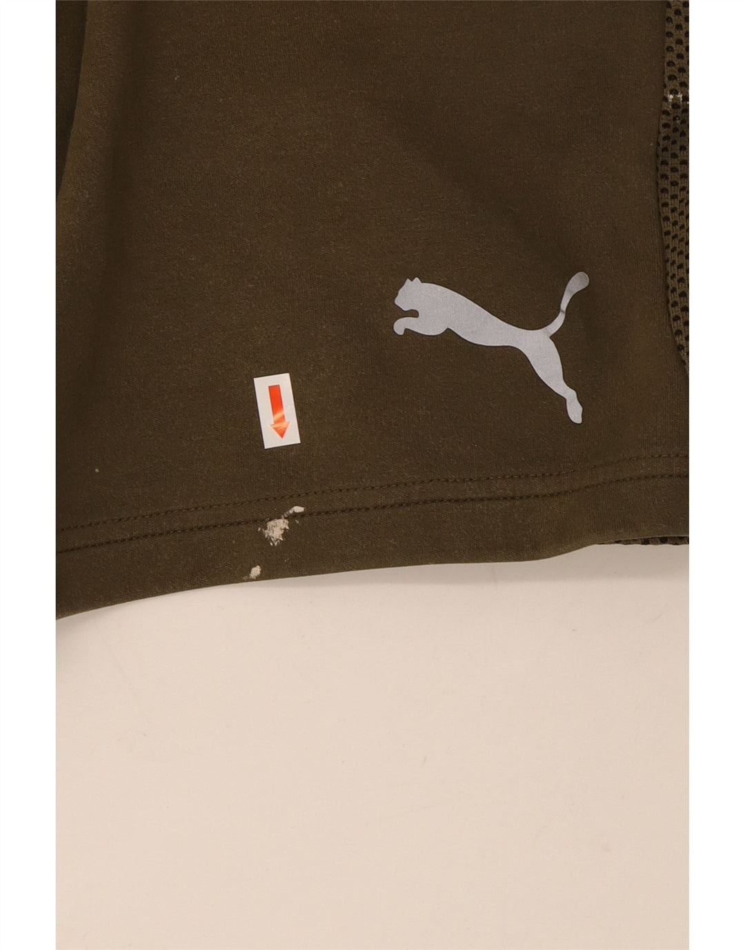 Pantaloncini sportivi da uomo Puma XL in cotone kaki