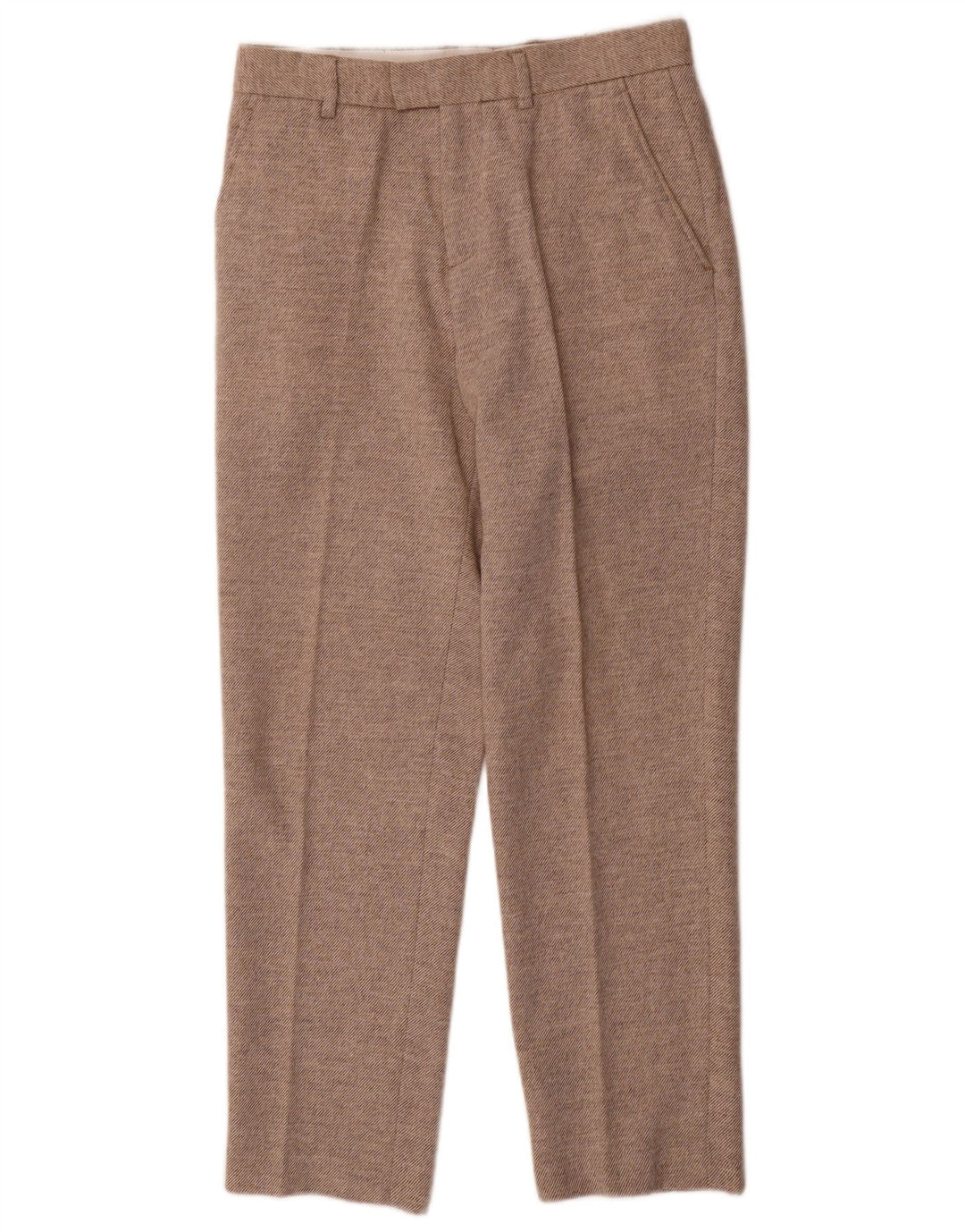 Pantaloni da abito dritti da donna Zara piccoli W28 L29 Beige