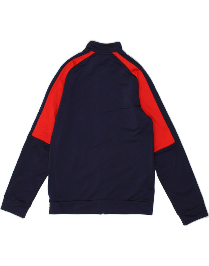 PUMA Boys Graphic Tracksuit Top Jacket 13-14 Years XL Navy Blue Vintage Puma and Second-Hand Puma from Messina Hembry 
