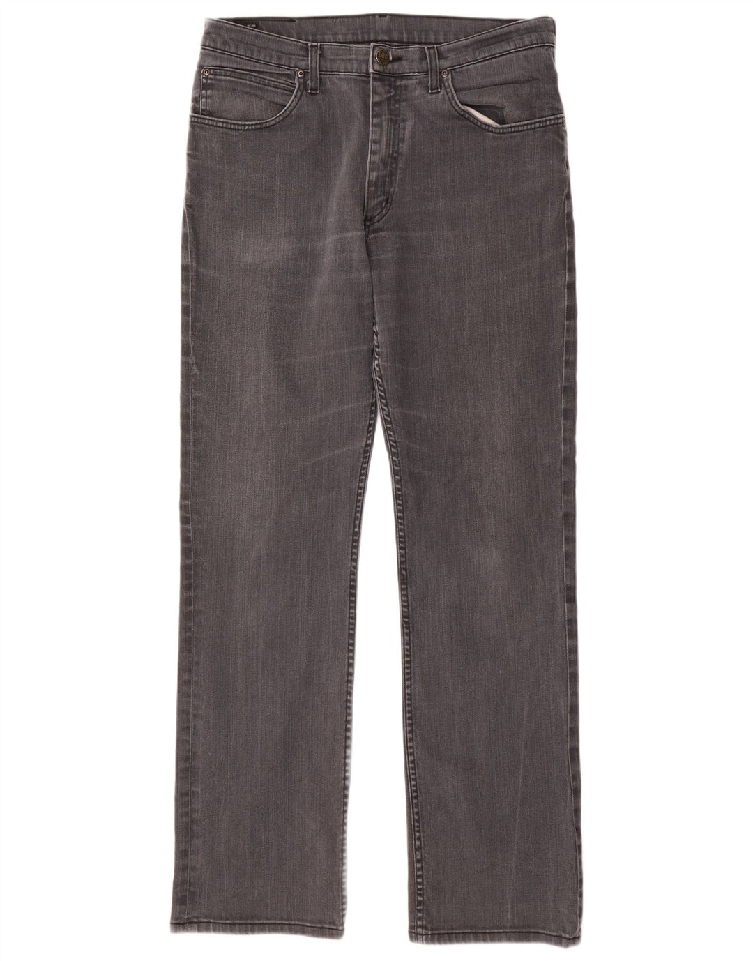 Jeans dritti da uomo Lee Brooklyn W34 L34 cotone grigio