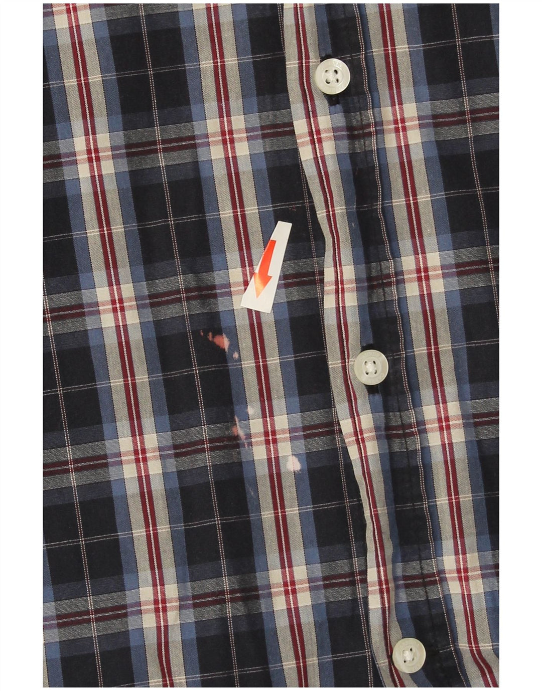 Camicia da uomo Carrera 2XL a quadri blu navy