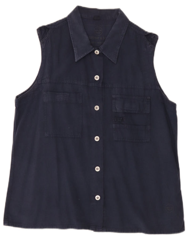 Camicia senza maniche Murphy & Nye da donna Marine Heritage UK 16 grande blu navy