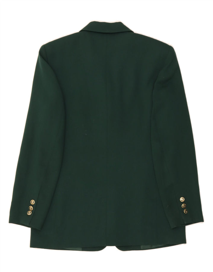 ARA Womens Longline 3 Button Blazer Jacket UK 14 Medium Green Polyester Vintage ARA and Second-Hand ARA from Messina Hembry 