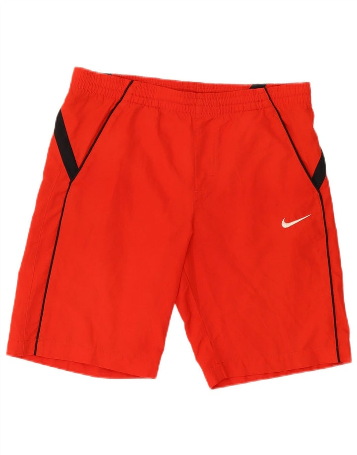 Pantaloncini sportivi NIKE da ragazzo 10-11 anni medio rosso poliestere