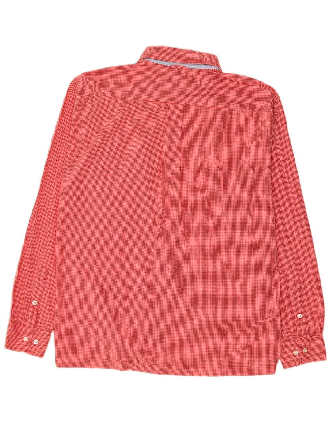 Camicia da uomo Tommy Hilfiger XL in cotone a quadretti rossi