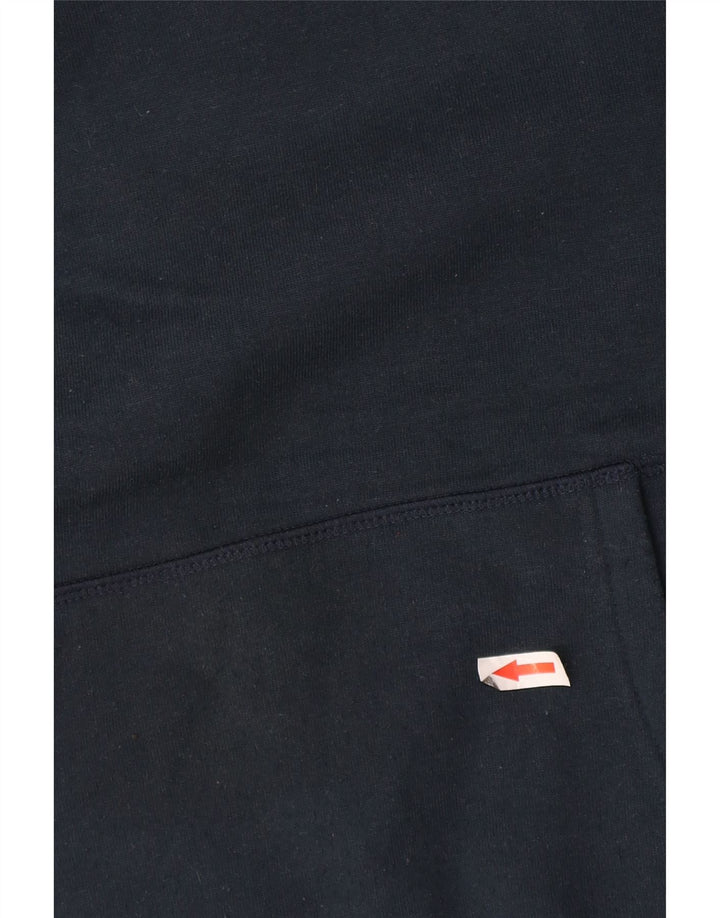 Felpa con cappuccio da uomo Umbro media in cotone blu navy