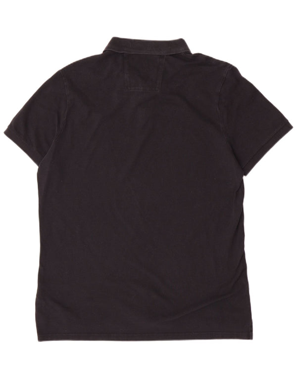 Polo da uomo Calvin Klein Jeans 2XL in cotone nero
