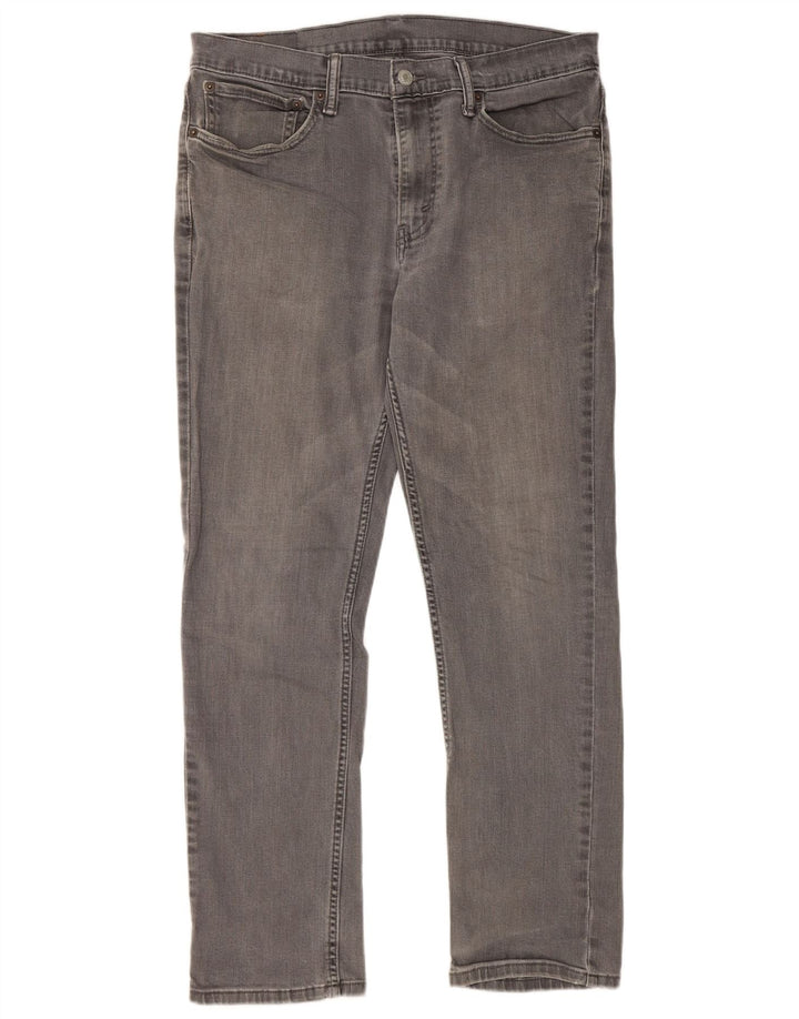 Levi's Uomo 511 Slim Jeans W34 L30 Cotone Grigio