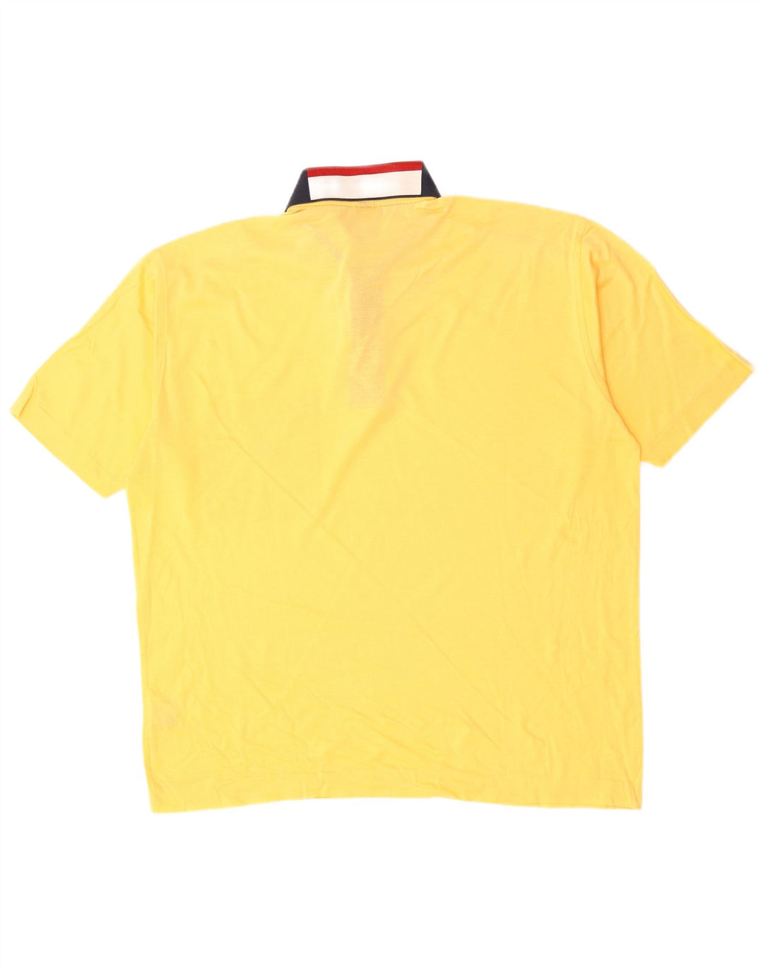 Polo da uomo PAUL & SHARK grande in cotone color block giallo