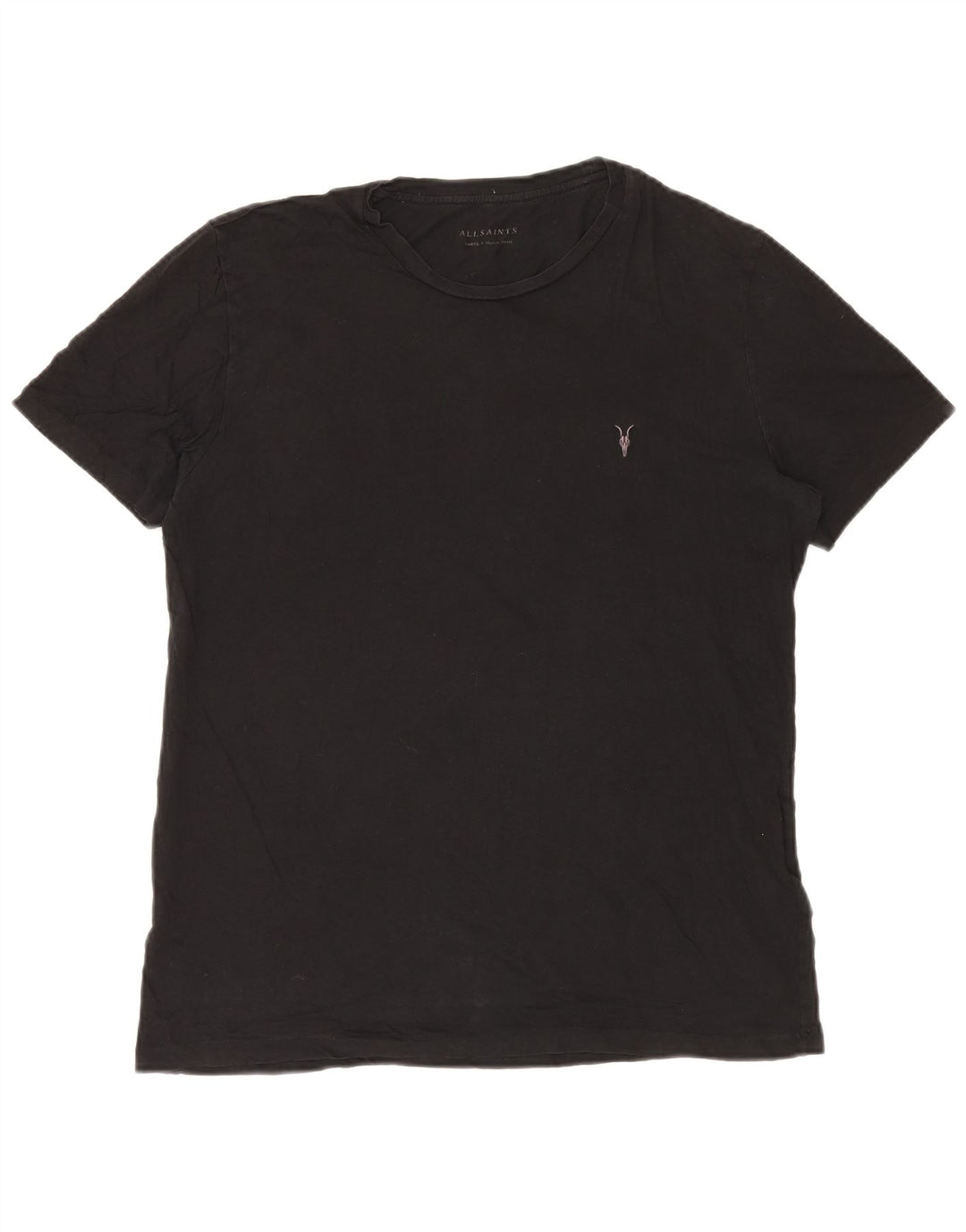 T-shirt da uomo All Saints Top grande in cotone nero