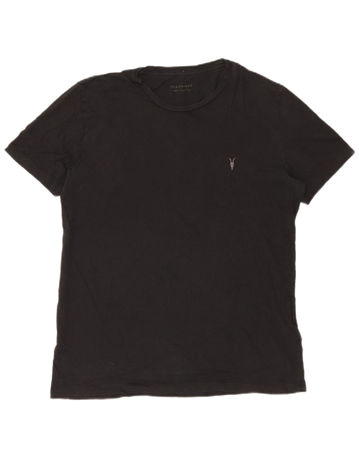 T-shirt da uomo All Saints Top grande in cotone nero