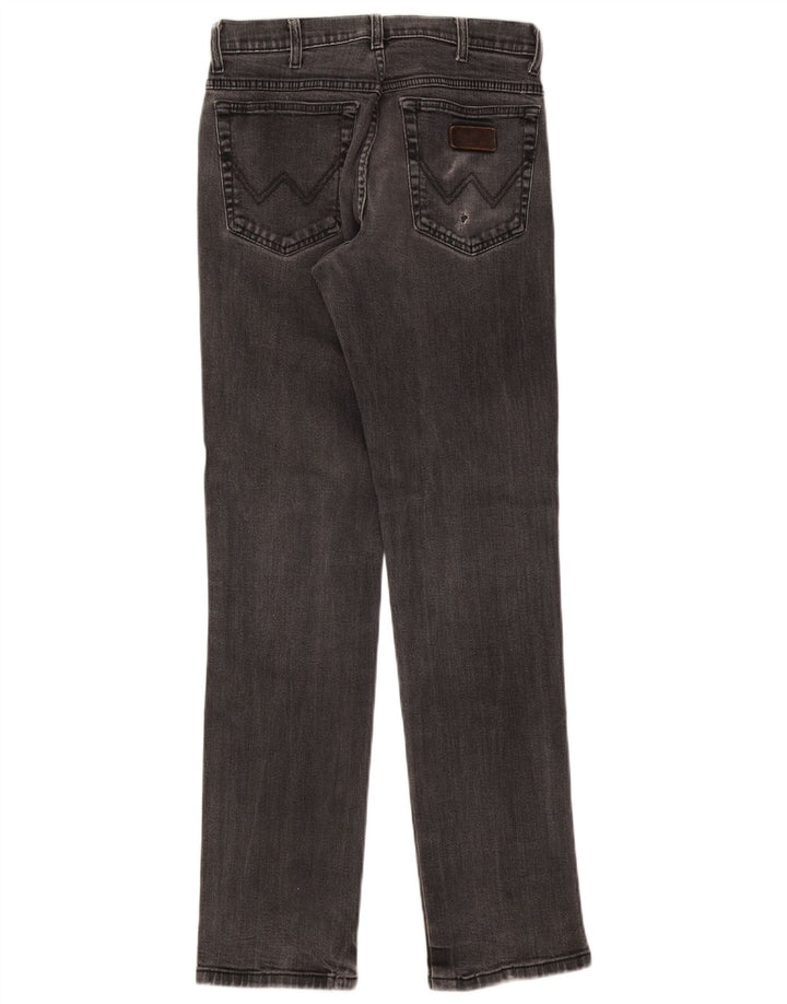 Jeans dritti elasticizzati Texas Wrangler da uomo W33 L34 cotone grigio