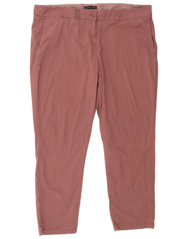 Pantaloni chino skinny da donna Marks & Spencer UK 22 3XL W42 L29 Viola