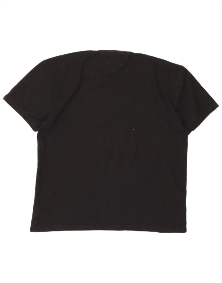 TOMMY HILFIGER T-shirt da donna Top UK 18 XL cotone nero