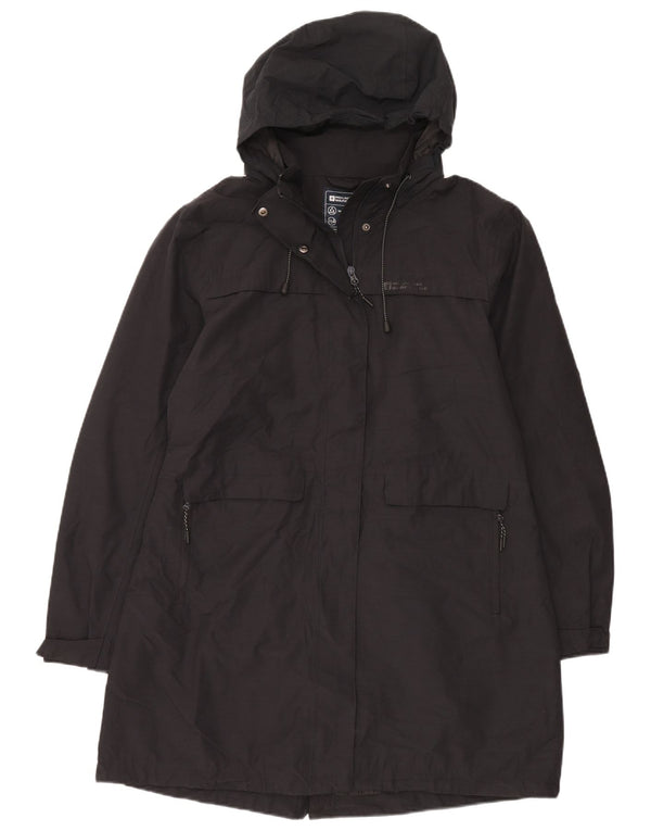 Giacca parka con cappuccio da donna Mountain Warehouse UK 18 XL cotone nero