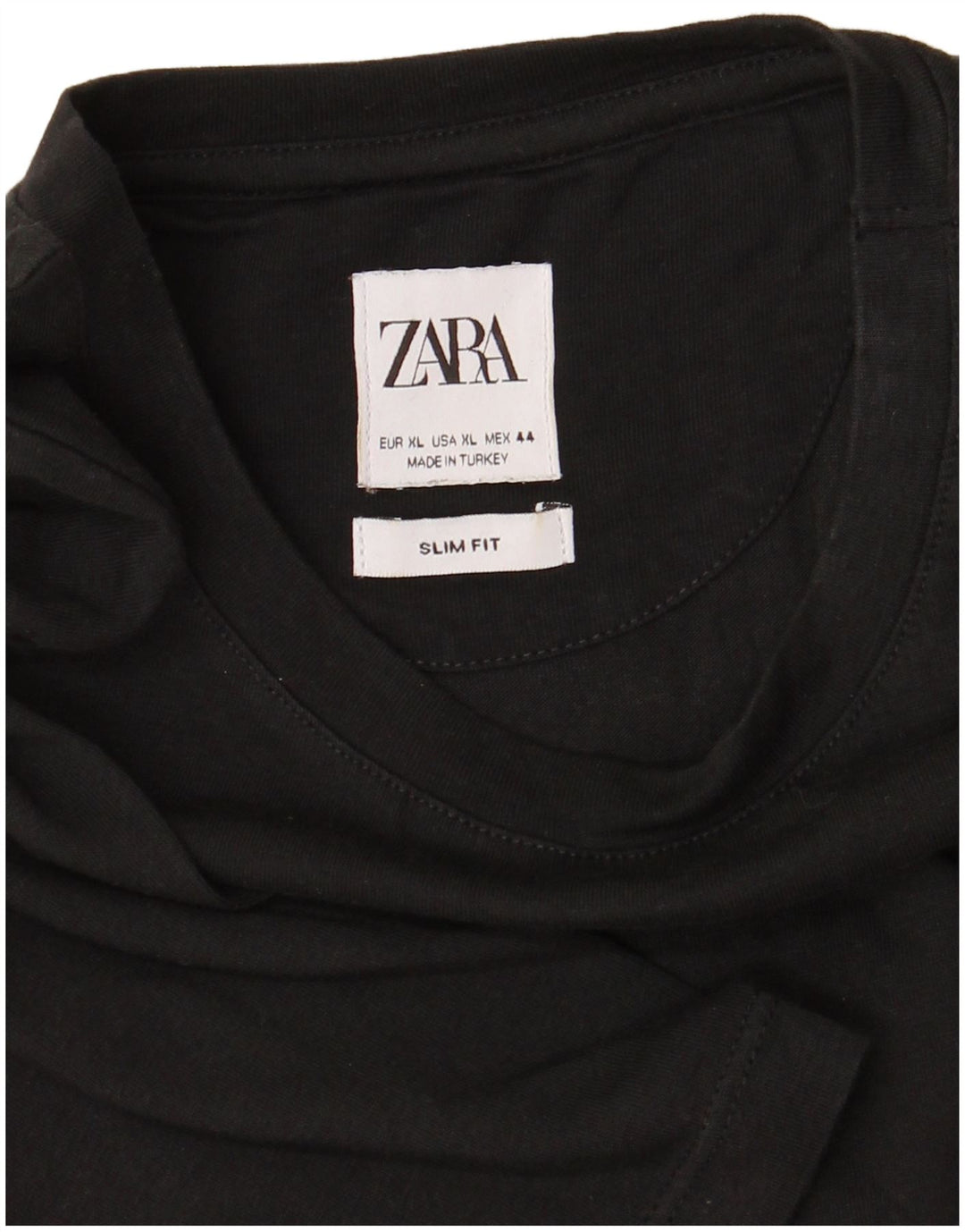 T-shirt da uomo slim fit ZARA XL nera
