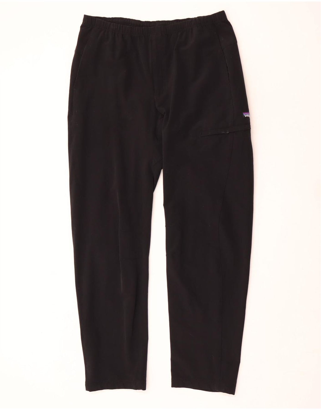 Pantaloni cargo dritti da uomo Patagonia medi W32 L32 nylon nero