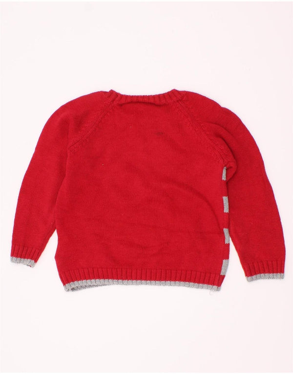 Calvin Klein Jeans maglione girocollo da neonato per neonati 9-12 mesi rosso
