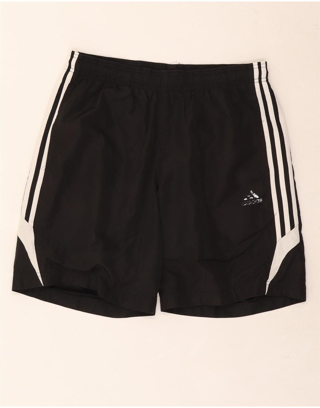 Pantaloncini sportivi da uomo Adidas medi neri in poliestere