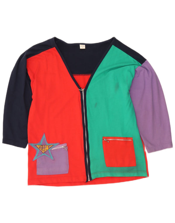 Cardigan grafico da donna Charles Vogele Top UK 10 piccolo multicolore