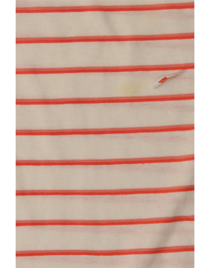 T-shirt da donna C&A Top UK 16 cotone a righe grandi bianche