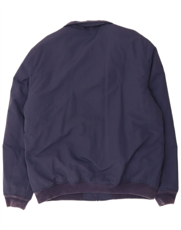 TOMMY HILFIGER Mens Bomber Jacket UK 42 XL Navy Blue Polyamide