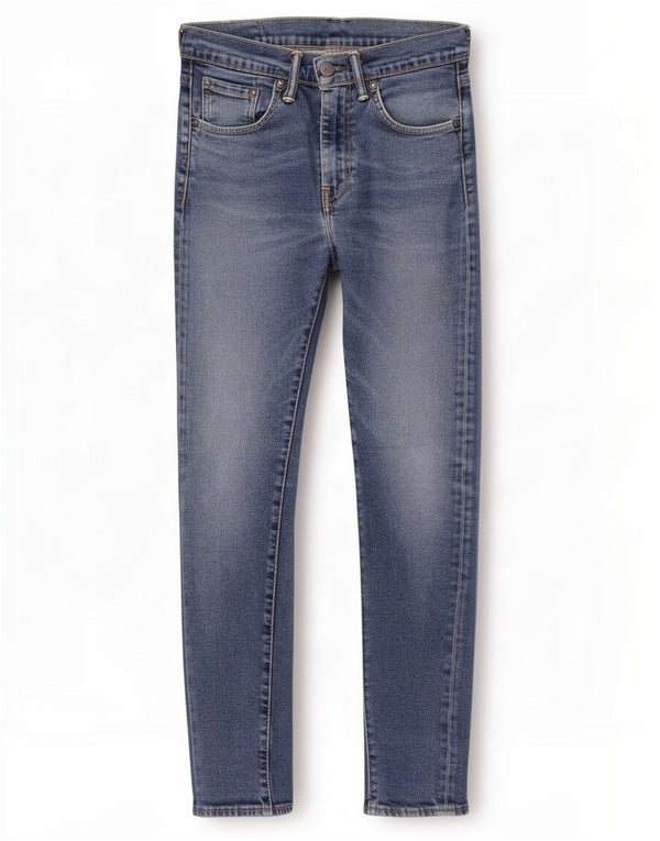Levi's Uomo 519 Hi-Ball Skinny Jeans W30 L32 Cotone Blu