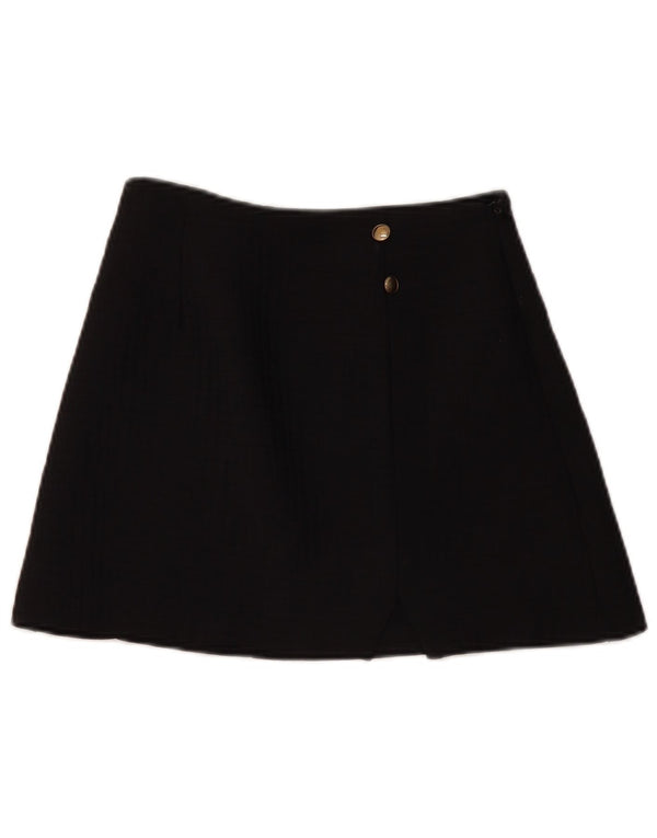ZARA Womens Mini Skirt XS W25  Black