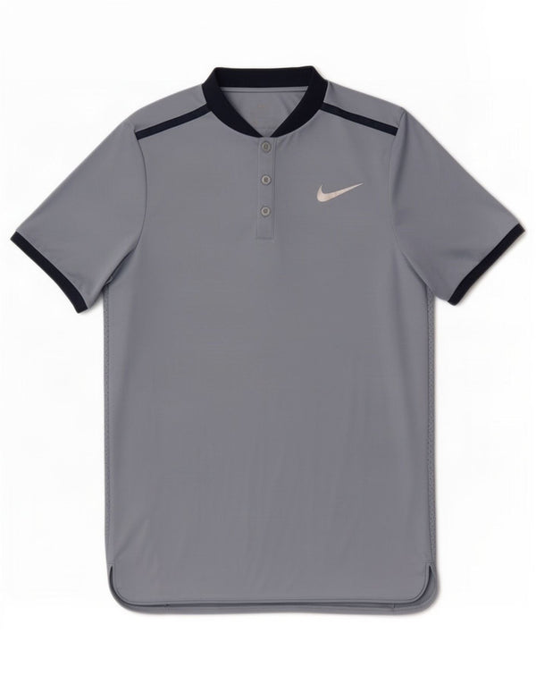 Polo Nike da ragazzo 12-13 anni a righe grandi blu