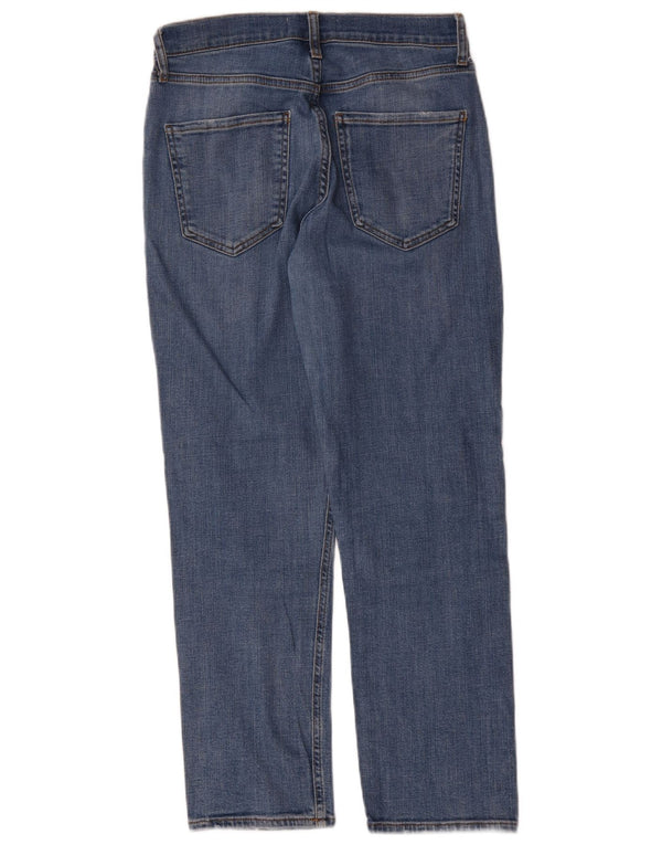 Jeans dritti da donna Zara EU 40 medi W30 L27 Blu