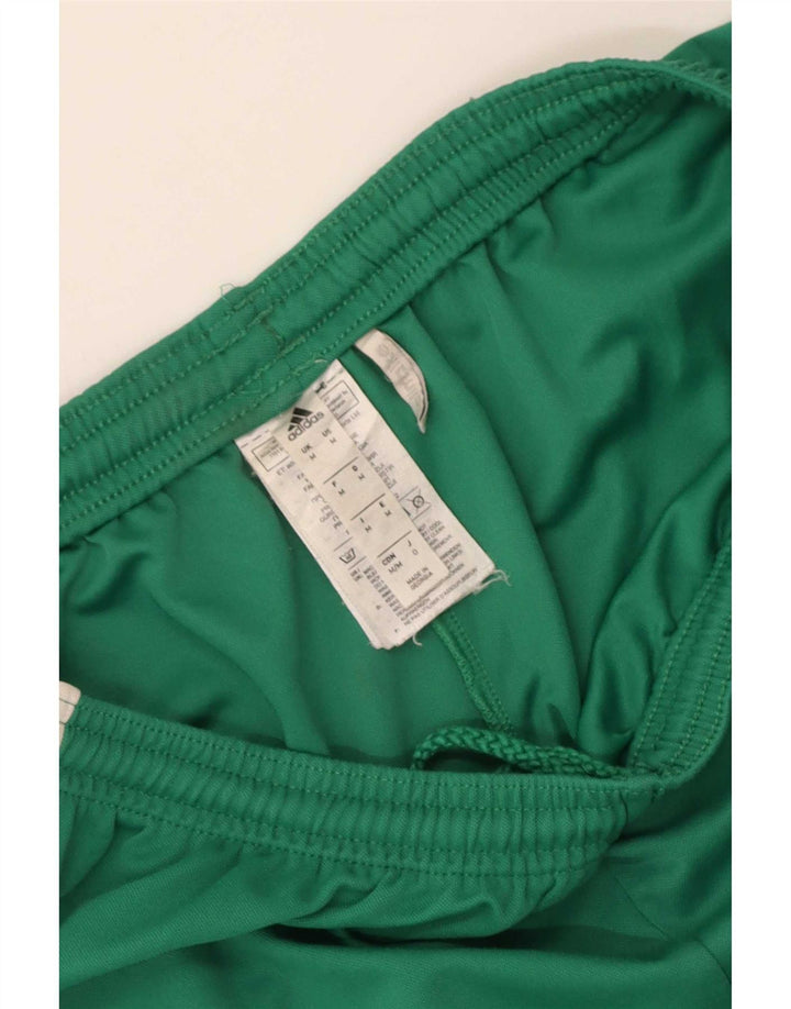 Pantaloncini sportivi Adidas Climalite da uomo in poliestere verde medio